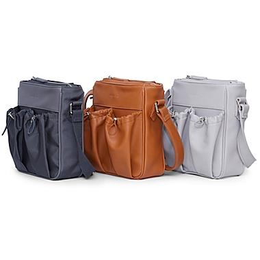 Anjie + Ash&trade; Parent Crossbody Diaper Bag in Brown. View a larger version of this product image.