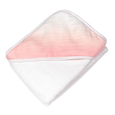The Honest Company&reg; 2-Pack Rose Blossom Organic Cotton Hooded Towels. View a larger version of this product image.