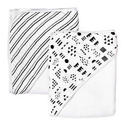 The Honest Company® 2-Pack Pattern Play Hooded Towels
