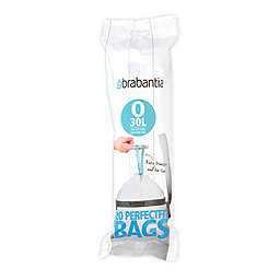Brabantia®20-Count 8-Gallon Trash Can Liner in White