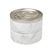Umbra&reg; Tesora Jewelry Box in White/Nickel
