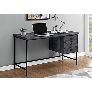 Monarch Specialties 55-Inch Computer Desk in Black. View a larger version of this product image.
