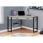 Alternate image 1 for Monarch Specialties 42-Inch Corner Desk in Grey