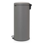 Alternate image 2 for Brabantia&reg; Newicon 30-Liter Step-On Trash Can in Grey