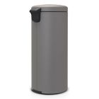 Alternate image 3 for Brabantia&reg; Newicon 30-Liter Step-On Trash Can in Grey
