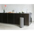 Alternate image 1 for Brabantia&reg; Newicon 30-Liter Step-On Trash Can in Grey