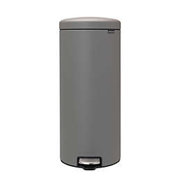 Brabantia® newIcon 8-Gallon Steel Tall Step Trash Can in Grey