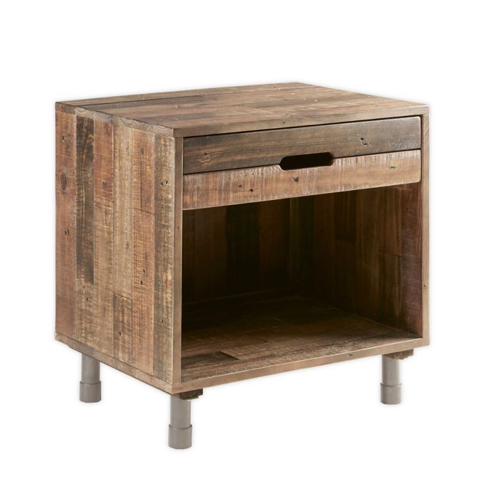 Ink Ivy Renu Solid Wood Nightstand In Natural Bed Bath Beyond