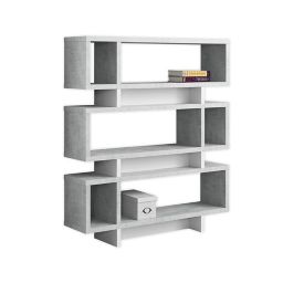 Monarch Specialties Modern Bookcase in Grey
