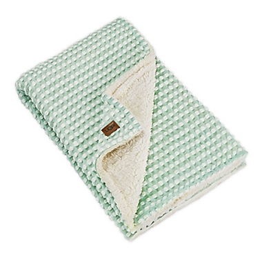 UGG&reg; Remy Dot Sherpa Throw Blanket in Mint. View a larger version of this product image.