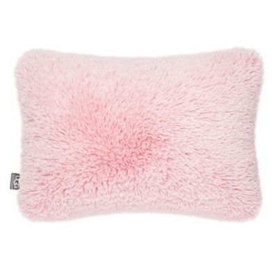 plush pink pillows