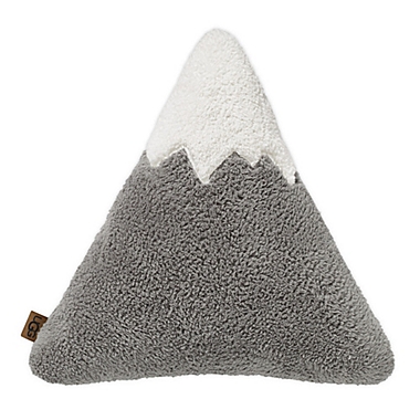 UGG&reg; Mountain Peak Sherpa Throw Pillow in Seal Grey. View a larger version of this product image.