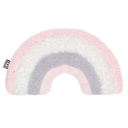 UGG® Rainbow Plush Throw Pillow in Pink