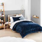 Alternate image 4 for UGG&reg; Milo 3-Piece Reversible Full/Queen Comforter Set in Navy