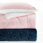 Alternate image 5 for UGG&reg; Milo 3-Piece Reversible Full/Queen Comforter Set in Navy