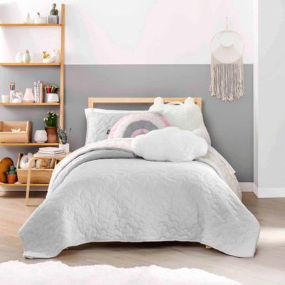 gray kids bedding