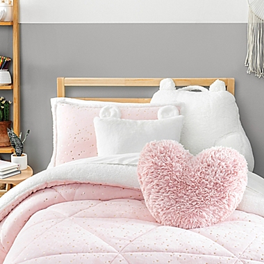 UGG&reg; Maisie 2-Piece Twin Comforter Set in Pink. View a larger version of this product image.