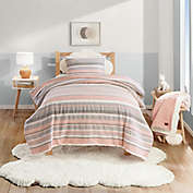 UGG&reg; Belinda 3-Piece Full/Queen Comforter Set in Peach
