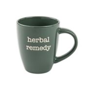Herbal Remedy 14 oz. Coffee Mug in Green