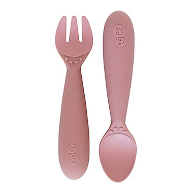 ezpz&trade; Mini Utensils in Blush (Set of 2). View a larger version of this product image.