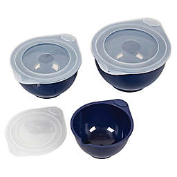 Wilton® 3-Piece Polypropylene Mixing Bowl Set in Navy