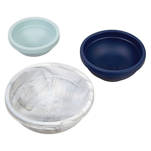 3pc/set Portable Silicone Folding Bowl Salad Dish Food Bowl For Kitchen Camping* 