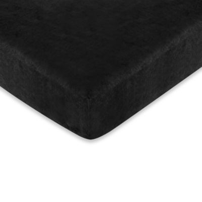 black crib sheet