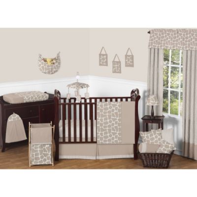 giraffe nursery bedding