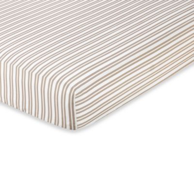 taupe crib sheet