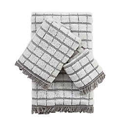 Antique Bath Towel Collection in Light Grey