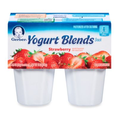 Gerber&reg; Yogurt Blends 3.5 oz. Strawberry (4-Pack)