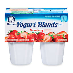 Gerber® Yogurt Blends 3.5 oz. Strawberry (4-Pack)