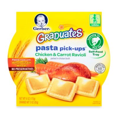 Gerber Graduates Pasta Pick Ups 6 Oz Turkey Vegetable Ravioli Bed Bath Beyond