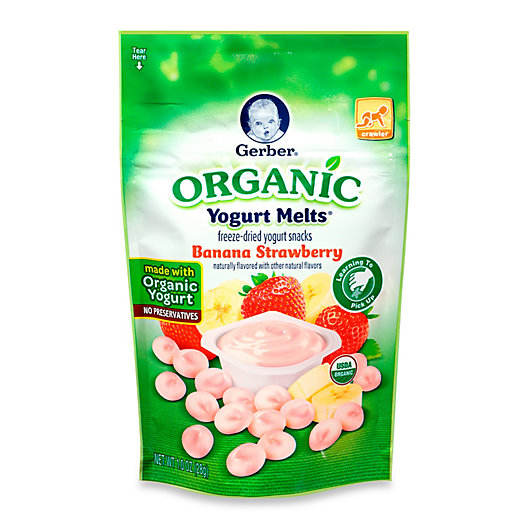 Alternate image 1 for Gerber Graduates Organic Strawberry Banana Yogurt Melts®