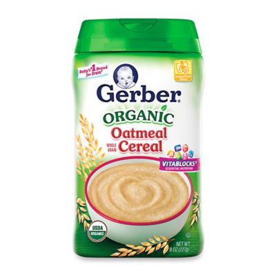 gerber oatmeal cereal