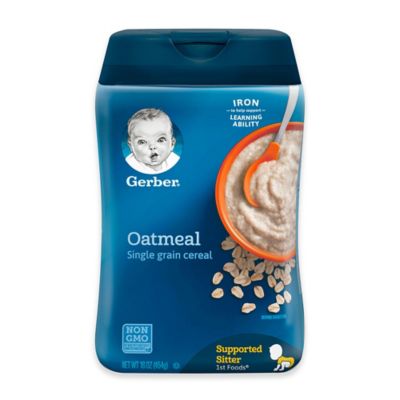 gerber oatmeal cereal