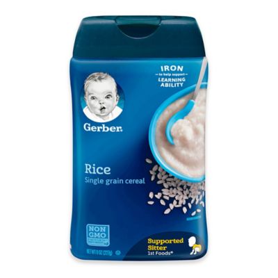 gerber rice cereal dha