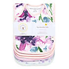 Alternate image 1 for Burt&#39;s Bees Baby&reg; 5-Pack Watercolor Daylily Organic Cotton Bibs in Lilac