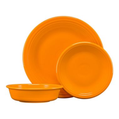 Fiesta&reg; 3-Piece Classic Place Setting in Butterscotch. View a larger version of this product image.