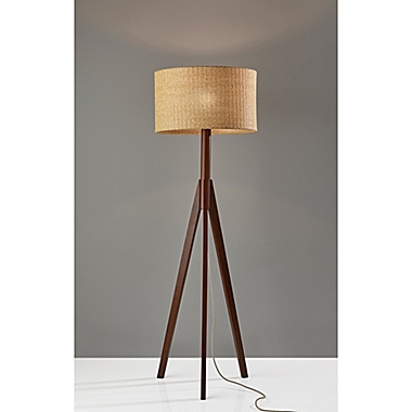 Adesso Eden Floor Lamp In Walnut Bed, Adesso Eden Table Lamp Review
