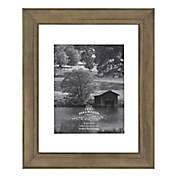 Bee &amp; Willow&trade; 8-Inch x 10-Inch Matted Wood Picture Frame in Light Chocolate