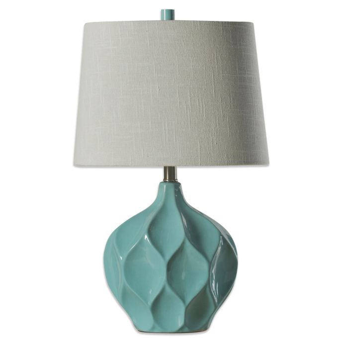 Coventry Facets Ceramic Table Lamp In Woodlawn Bed Bath Beyond