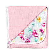The Honest Company&reg; Rose Blossom Organic Cotton Quilted Blanket