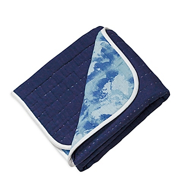 The Honest Company&reg; Watercolor World Organic Cotton Quilted Blanket. View a larger version of this product image.