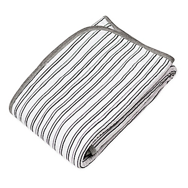The Honest Company Honest Separates Sketchy Stripe Receiving Blanket. View a larger version of this product image.