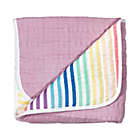 Alternate image 0 for The Honest Company&reg; Rainbow Stripe Organic Cotton Quilted Blanket