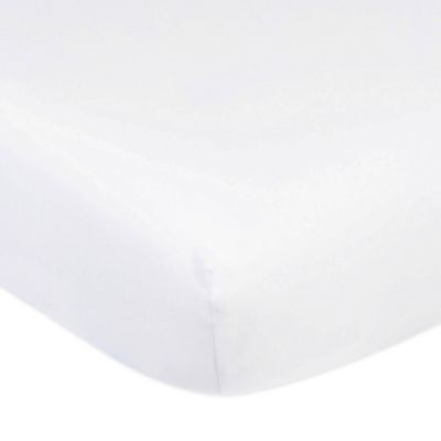 white fitted cot sheets