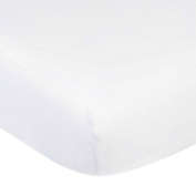 Marmalade&trade; Cotton Jersey Knit Fitted Crib Sheet in White