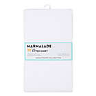 Alternate image 1 for Marmalade&trade; Woven Cotton Fitted Crib Sheet in White