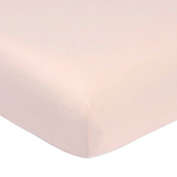 Marmalade&trade; Woven Cotton Fitted Crib Sheet in Mauve